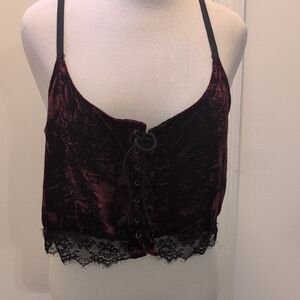 Killstar Dahlia Tank Top in Plum